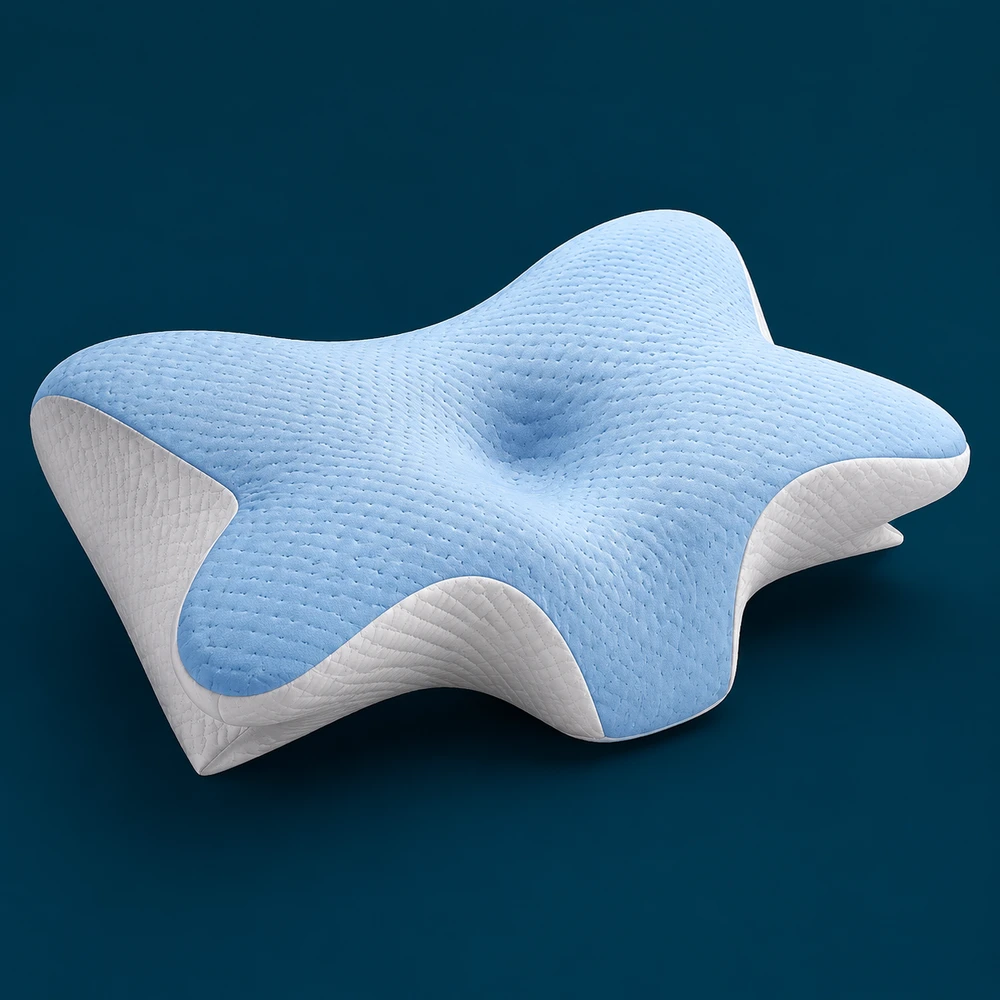 Light blue Hush Pillow one