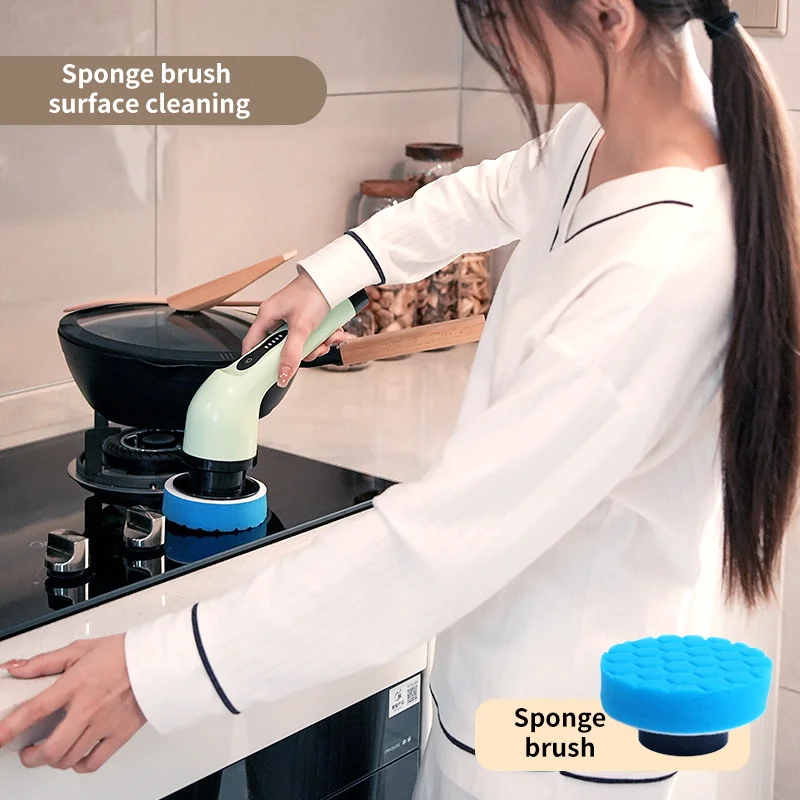 Discover Effortless Cleaning with SpinPro Electric Scrubber 🔄